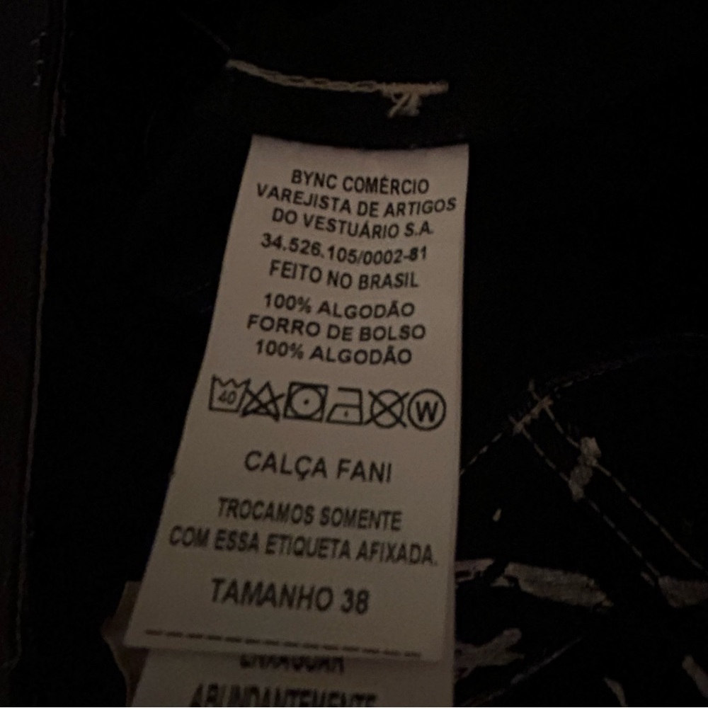 NV Nati Vozza jeans size 38/US 6 - Picture 9 of 9